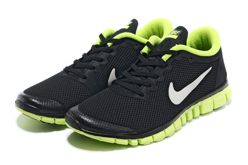 Nike Free 3.0 men black green new shoes men (3)